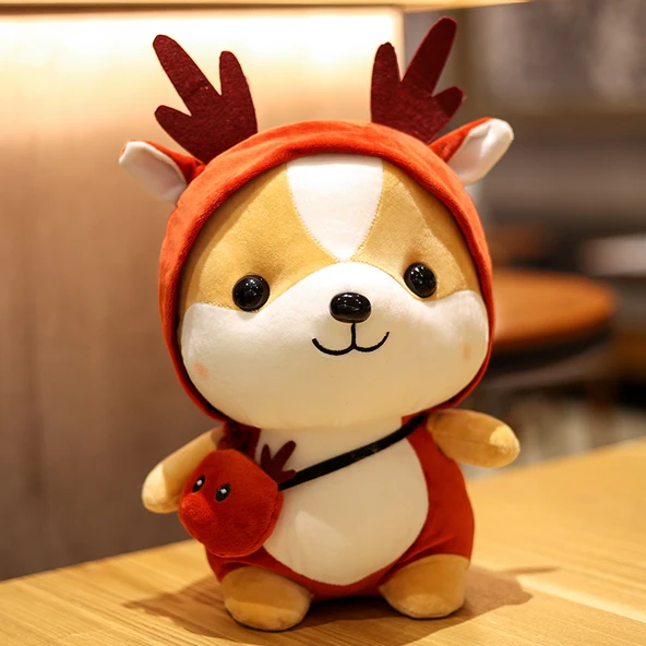 Peluş Tekboynuz Sütlü Domuz - 25cm - 2