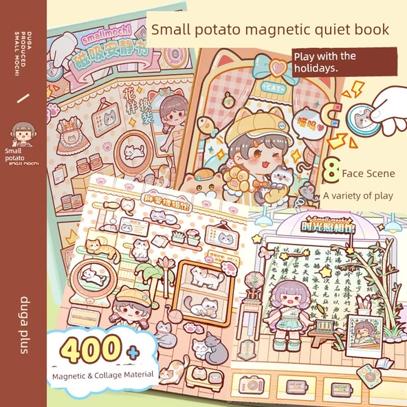 DIY Manyetik Sessiz Kitap - Xiao Ma Shu - Çeşitli Modelleme Evi - 3