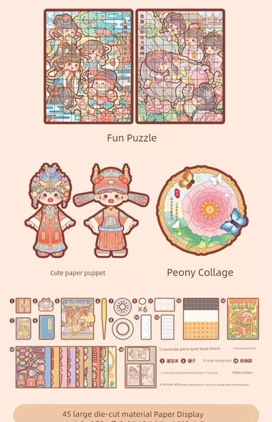 DIY Manyetik Sessiz Kitap - Xiao Ma Shu - Çeşitli Modelleme Evi - 8