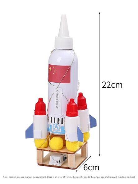 DIY Bilim Deney Seti - Havacılık Altı Parça Malzeme Paketi + Pigment - 4