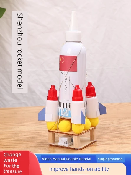 DIY Bilim Deney Seti - Havacılık Altı Parça Malzeme Paketi + Pigment - 2