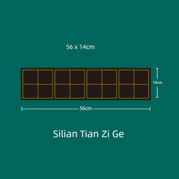 Manyetik Siyah Tahta Yapıştırıcı - Si Lian Tian 14x56cm