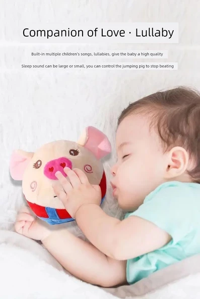 Etkileşimli Müzikal Zıplayan Peluş Oyuncak - Turp Tavşanı - Şarjlı - Çince - 7