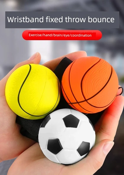 Spor Topu Egzersiz Oyuncağı - [2 Paket] Futbol + Beyzbol - 9