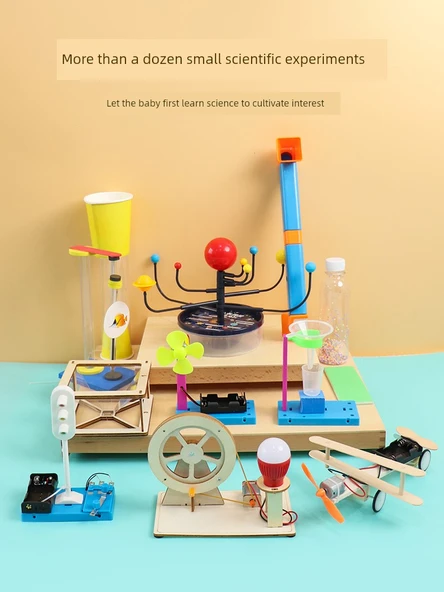 DIY Motor Eğitim Seti - El Kolu Jeneratörü - 3