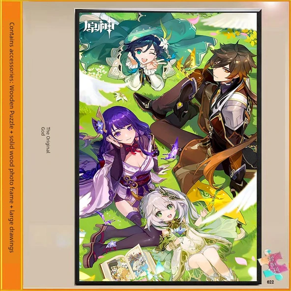 Orijinal Tanrı Anime Oyunu 1000 Parça Ahşap Bulmaca - Büyük Ahşap 1000 Parça [Fig. 23]