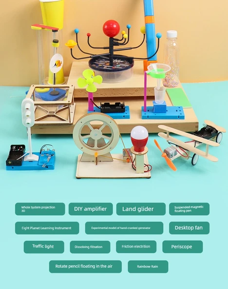 DIY Motor Eğitim Seti - Masa Fanı - 9
