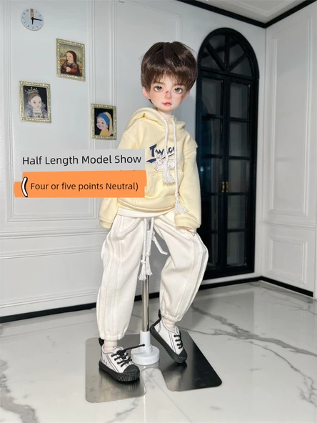 Ayarlanabilir BJD Bebek Sergi Standı - 26cm Şeffaf Braket 5 (30cm silikon için) - 12