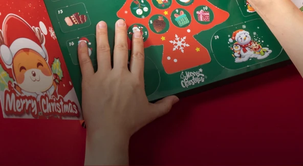 DIY Boncuklu Bilezik Yapım Kiti - Noel Temalı Hediye Kutusu Müzik - 10
