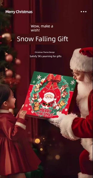 DIY Boncuklu Bilezik Yapım Kiti - Noel Temalı Hediye Kutusu Müzik - 7