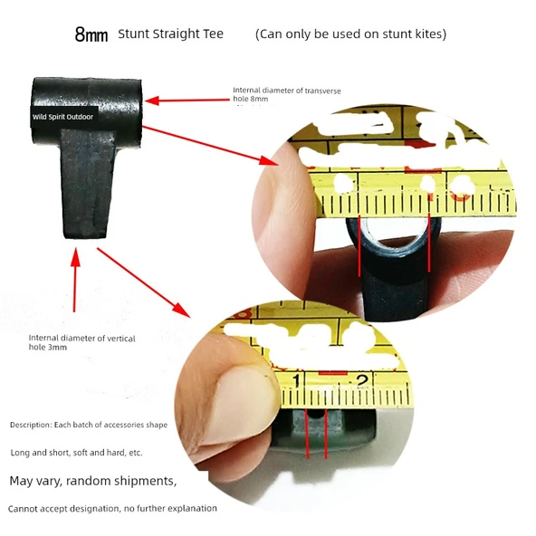Akrobasi Yelken Aksesuarları - 8mm Düz Tee