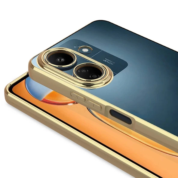 Xiaomi Redmi 13C Kılıf Kamera Korumalı Logo Gösteren Zore Omega Kapak - 2