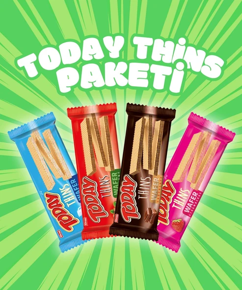 Today Thins Gofret Mix (1 Paket) - 2