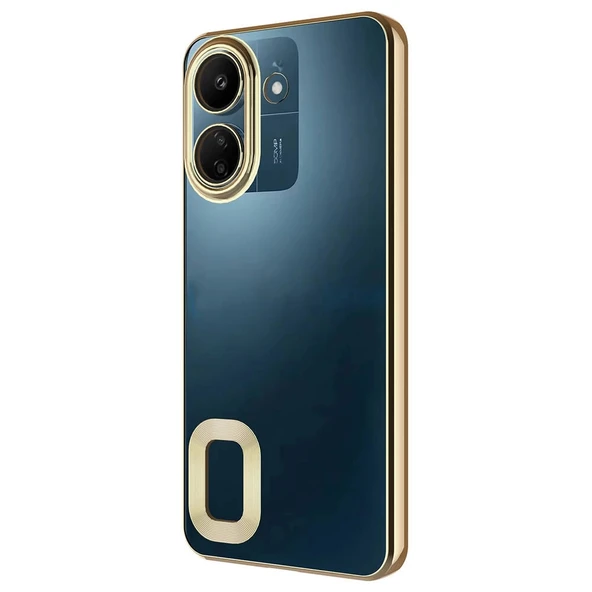 Xiaomi Redmi 13C Kılıf Kamera Korumalı Logo Gösteren Zore Omega Kapak - 4