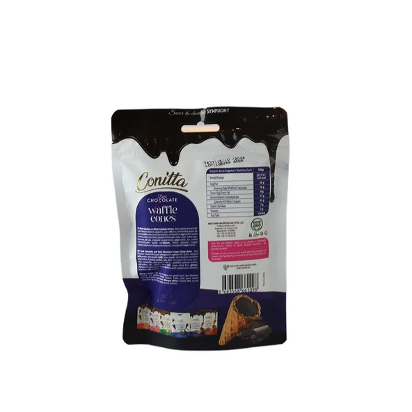 Conitta Bitter Çikolatalı Gofret 80 Gr. (1 Paket) - Resim 2