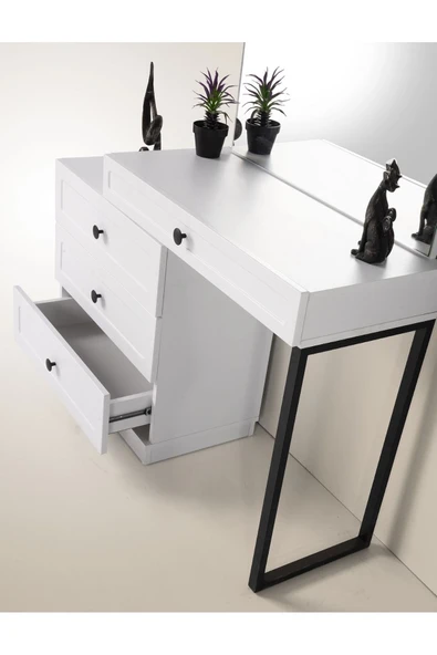 AKA HOME Life Yatak Odası %100 MDF (Yatak Baza & Başlık Dahil Tam Set) - 5
