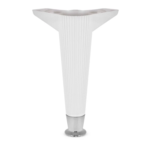 Mobilya Kanepe Koltuk Ünite Ayağı 22 Cm Beyaz Konsol Tv Ünitesi Ayakları (4 ADET) - 2