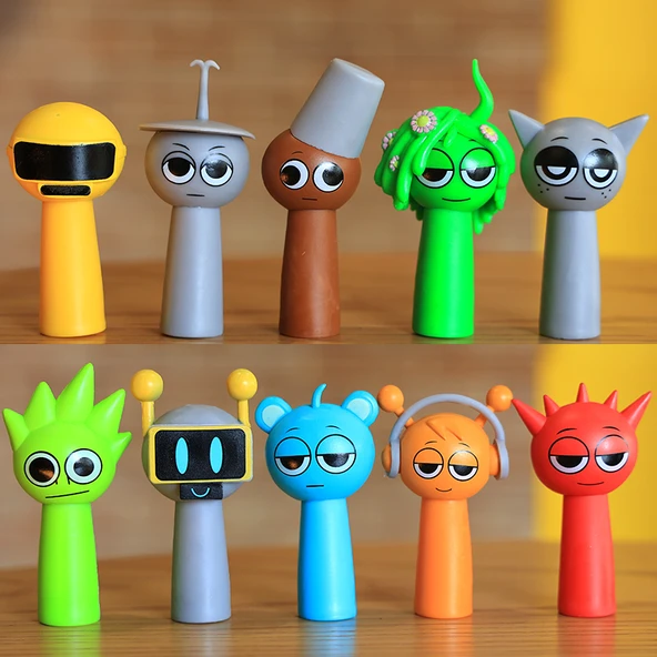 El Yapımı Müzik Ritim Kutusu Oyuncak - 10 Ritim Kutusu - Yaklaşık 7.5-9.5cm