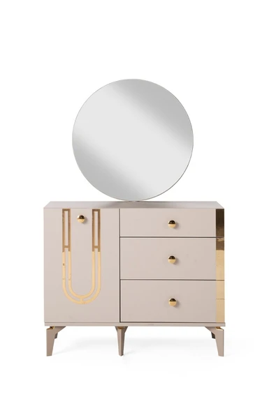 AKA HOME Sultan Yatak Odası %100 MDF (Yatak Baza & Başlık Dahil Tam Set) - 8