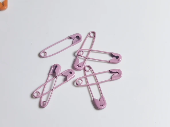 BJD Pamuk Bebek İçin Mini Pin - Pembe (50 Adet)