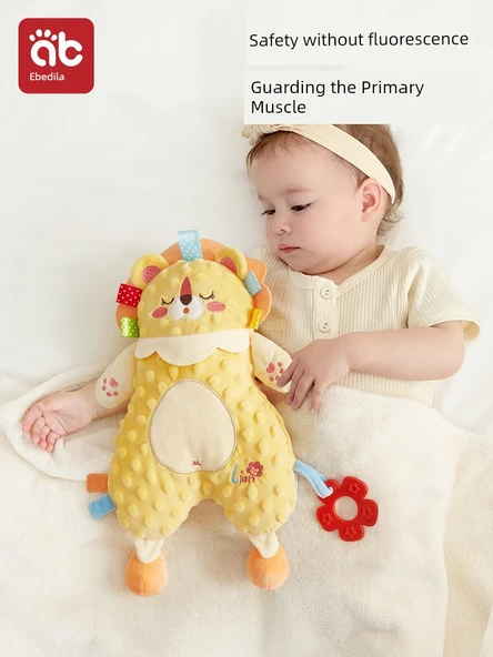 Bebek Rahatlatıcı Havlu Oyuncak - Aslan ve Dinozor 2'li Paket - 6