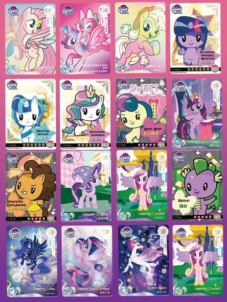 My Little Pony Kart Oyunu - Fun Shadow 2 Bomb 25 Paket - Açılmamış - Nadir - Siyah Arka Kart - 5