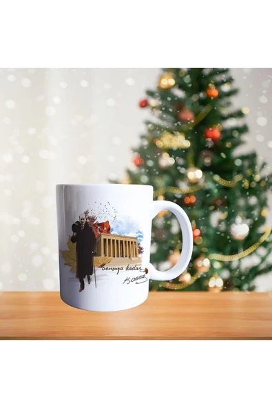 Kara Harp Okulu arma Porselen Kupa - 2