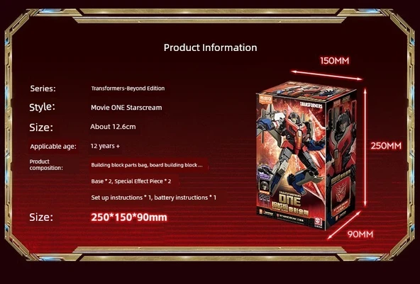 Transformers Megatron Yapı Blokları - Gözler ve Göğüs Parlıyor - Zemin - Zengin Detaylar - Silahlar ve Diğer Aksesuarlar - 12
