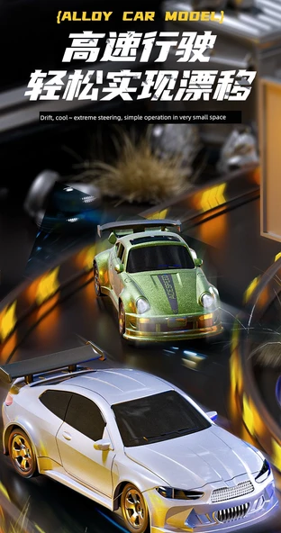 Uzaktan Kumandalı Araba - BMW M4 Siyah Samuray - Type-C Şarj - 12