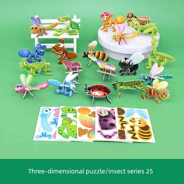 3D Eğlenceli Mini Bulmaca Modeli - 25 Parça