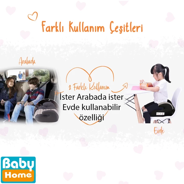 Baby Home 880 Approx 15 36 Kg Yükseltici Çocuk Yükselticisi - 7