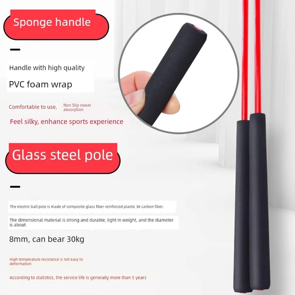 Yaşlılar için Anti-Demetans Fitness Oyuncağı 45cm Deluxe Bakır Başlı Yay Topu + Depolama Çantası + 4 Yedek Yay - 5