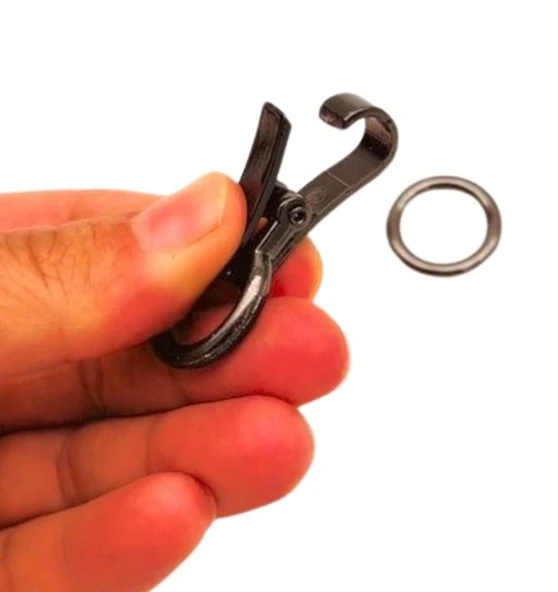 Angel Çanta Aksesuar Füme Renk Kilitli Böce 1 Adet - Resim 3