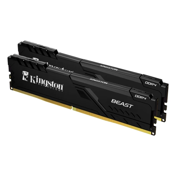 Kingston Beast KF436C18BBK2/32TR 32GB (2x16GB) DDR4 3600MHz CL18 Masaüstü Bellek - Resim 2