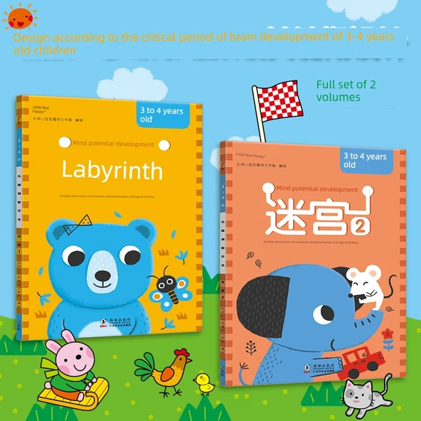 Erken Eğitim Oyun Kitabı - Matematik 3-4 Yaş (2 Kitap)