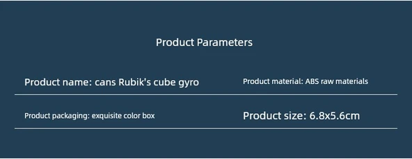 Sihirli Fasulye Parmak Dönme Gyro Rubik Küp Bulmaca Oyuncak - Rubik Küp Fasulye İki Kombinasyon 7 - 9