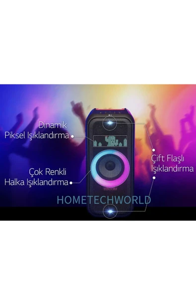 LG 250W Parti Hoparlörü eğlencenin  doruğa ulaştığı anlarda XBOOM  Bluetooth Hoparlör HOMETECHWORLD