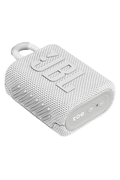 JBL Go 3 Bluetooth Hoparlör Water-proof - Dust-proof Beyaz Ip67