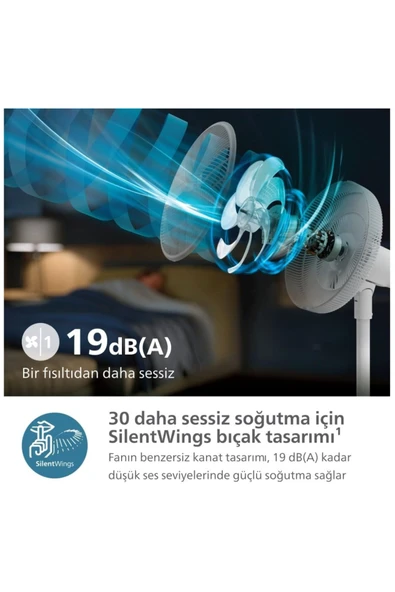 Philips 2000 Serisi SilentWings Teknolojili Güçlü ve Ultra Sessiz Vantilatör, - 6