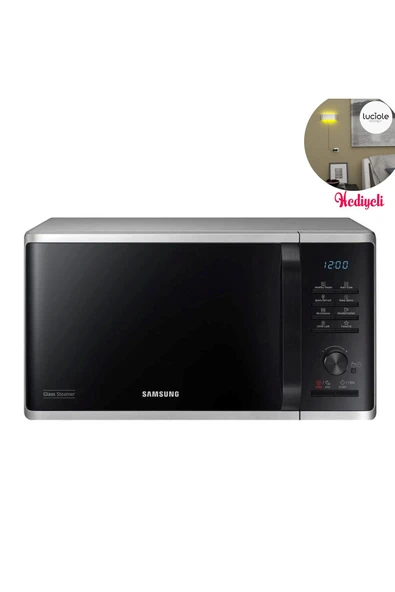 Samsung MS23K3555ES MİKRODALGA (BUHARLI PİŞİRME + SERAMİK İÇ KAPLAMA+23 L)