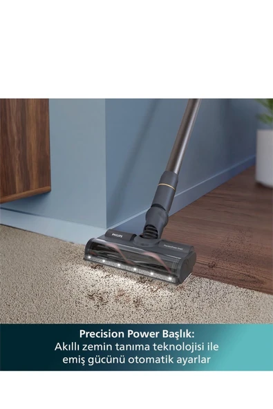 Philips Islak Ve Kuru Dikey Şarjlı Süpürge Altın - Siyah - 4