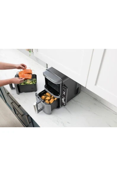 NINJA Air Fryer Çift Hazneli Xl 9.5l Shark Ninja - Double Fritöz - 3