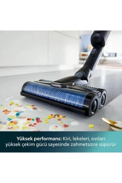 Philips XW9383/01 Aqua Trio XW9383/01 Islak Kuru Şarjlı Dikey Süpürge - 3