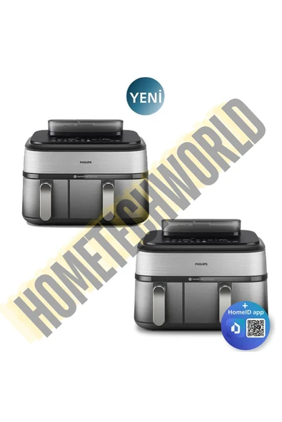 Philips NA555/00 5000 Serisi Çift Hazneli Airfryer YENİ