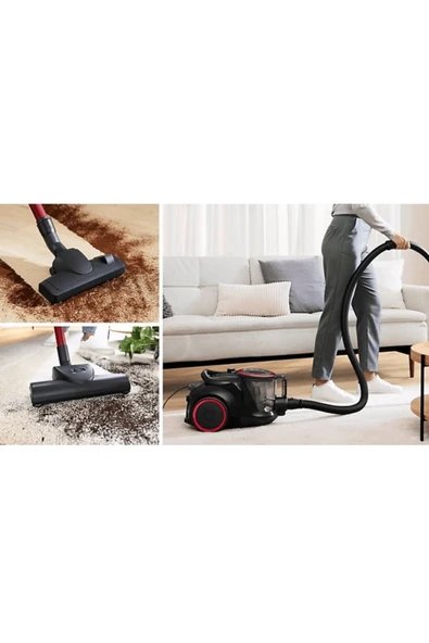 Bosch Parkeler Için Sert Turbo Başlık, Mini Turbo Başlıklı Toz Torbasız Elektrikli Süpürge - 4