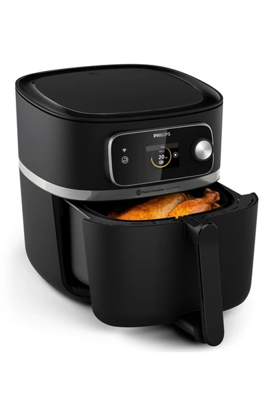 Philips otomatik pişirme programlı rehberli yemek pişirici airfryer