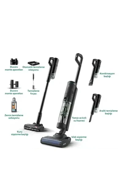 Philips Aqua Trio Serisi Kablosuz Islak&kuru Dikey Süpürge,