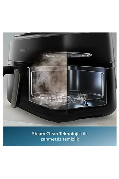 Philips NA555/00 5000 Serisi Çift Hazneli Airfryer YENİ - 7