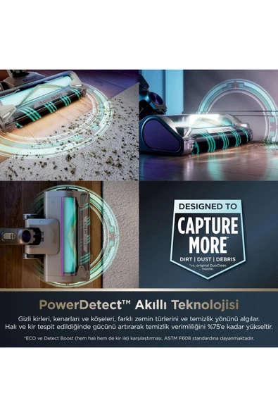 Shark PowerDetect Clean&Empty Auto-Empty Sistemli Pet Başlıklı  Şarjlı Dikey Süpürge 70 dk'ye kadar Şarj - 5
