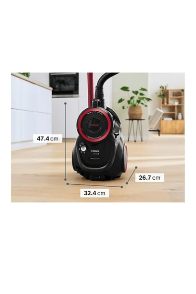 Bosch Parkeler Için Sert Turbo Başlık, Mini Turbo Başlıklı Toz Torbasız Elektrikli Süpürge - 2
